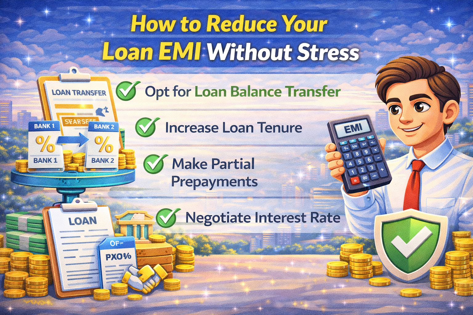How to Reduce Your Loan EMI Without Stress 